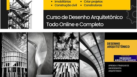 Mostrando o Curso de Desenho Arquitetônico Online e Completo do Portal Jovem Empreendedor por dentro