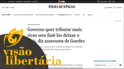 Governo quer tributar mais ricos sem fazê-los deixar o país | Visão Libertária - 20/12/19 | ANCAPSU