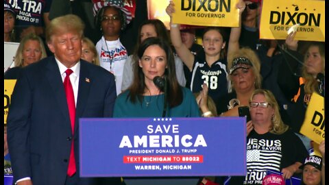 Tudor Dixon at Save America Rally in Warren, MI - 10/1/22