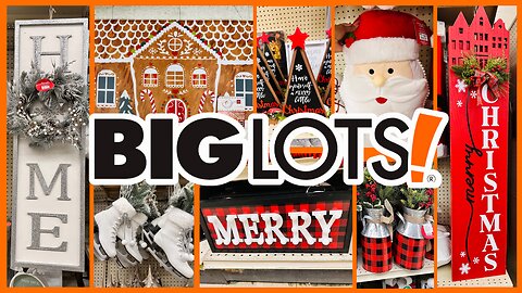 Big Lots Farmhouse Decor🎄☃️Big Lots Christmas 2023🎄☃️Big Lots Shop W/Me🧡#shoppingvlog