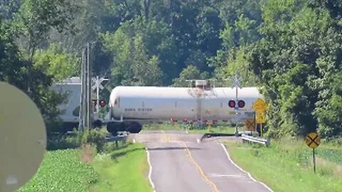 Wheeling & Lake Erie Train Mixed Freight Train From Creston, Ohio August 17, 2022