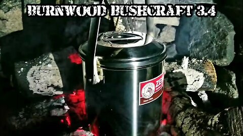BURNWOOD BUSHCRAFT 3.4 - Zebra Billy Pot Test - Bush Camp Overnighter