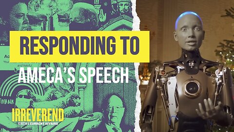 Responding to Ameca the Robot's Christmas Speech 2022