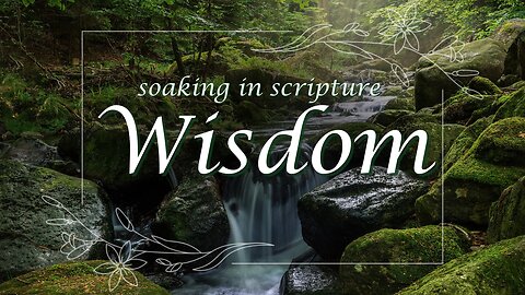 Soaking in Scripture: Wisdom