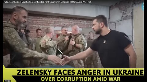Putin Has The Last Laugh: Zelensky Faulted For Corruption In Ukrainian Military Amid War | Poll