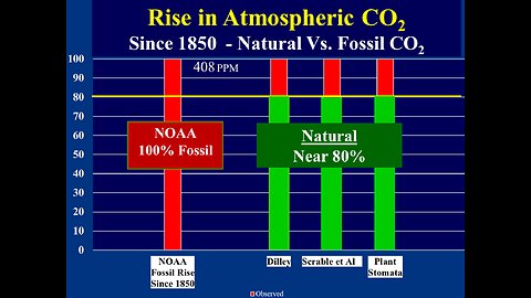 Global Warming and Rise in Carbon Dioxide is a Natural Cycle - Not Caused by Fossil Fuel