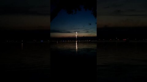 fireworks over the lake 2021