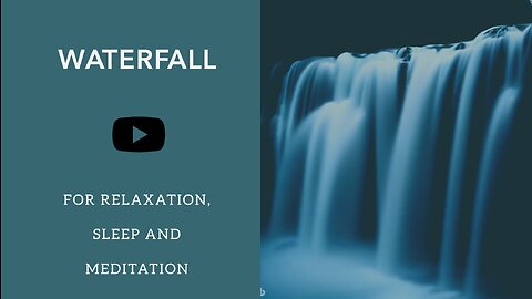 3 Hours of Relaxing Waterfall Sounds for Sleep, Meditation, Studying
