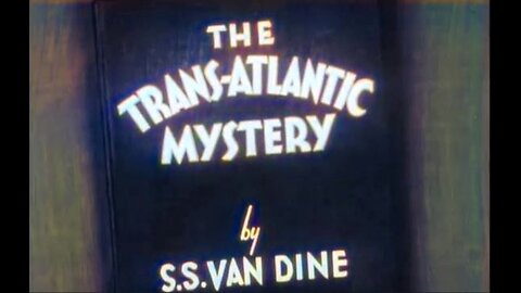 THE TRANS ATLANTIC MYSTERY (1932) -- colorised short mystery