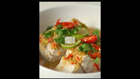 THAI LIME GARLIC STEMED FISH Recipes