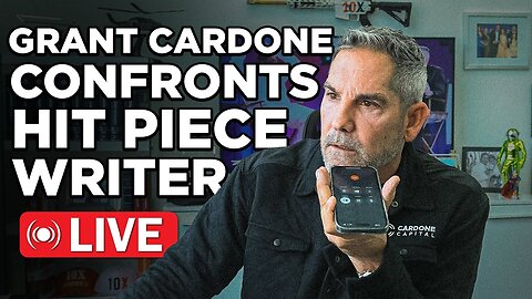 Grant Cardone CONFRONTS REPORTER LIVE!