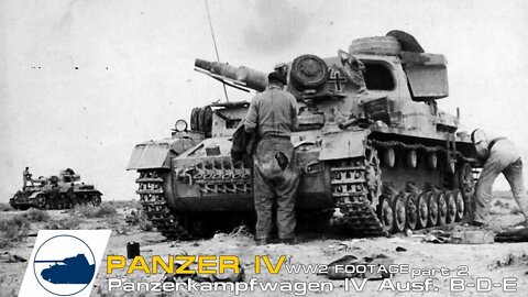 WW2 Panzer IV Ausf. B - D - E footage - Panzerkampfwagen IV. pt2.