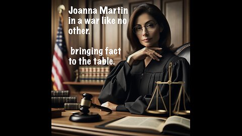 1. Joanna Martin in the war like no other bringing fact to the table.