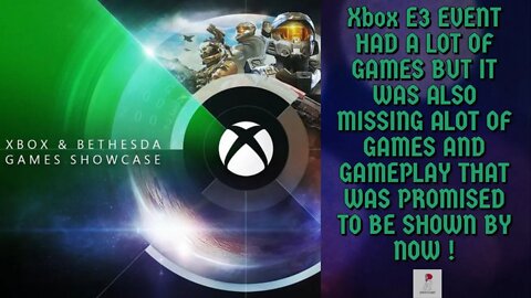 Xbox E3 Event Reaction A Lot Of Games OTW! xbox series s gamingcommunity e3 2021 avowed