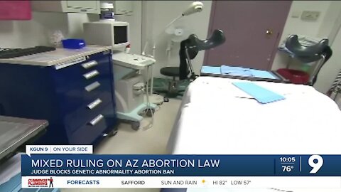 Key part of Arizona genetic-abnormality abortion law blocked