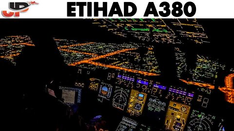 Super Smooth Landing ETIHAD A380 in Abu Dhabi
