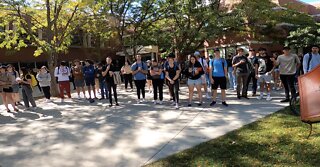 Boise State Univ: Large Crowd, Lesbian Lunges At Me With A Taser, Student Throws Massive Cake At Me, But Other Than That Students Were Very Civil