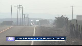 York Fire burning in south Ada County