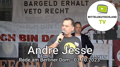 Andre Jesse - Rede am Berliner Dom - 03.10.2023
