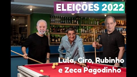Ciro, Lula e Zeca Pagodinho no Dekker Bar para pacificar o país