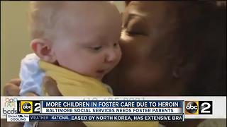 Opioid epidemic strangles Baltimore, pours more children in foster care