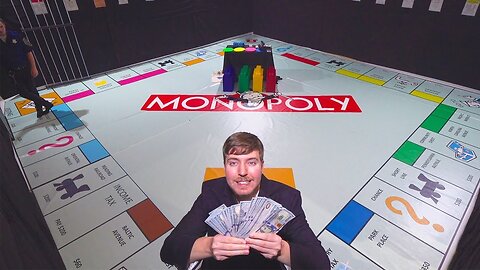 Giant Monopoly Game With Real Money. MrBeast. MrBeast Official.