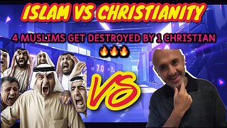 HOT DEBATE🔥 4 MUSLIMS GET DESTROYED BY 1 CHRISTIAN