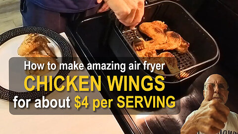 Is CHEAP CARNIVORE possible? Air fryer CHICKEN WINGS for UNDER $4 per SERVING!