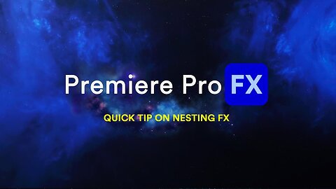 How to Nest Title Effects inside Premiere Pro