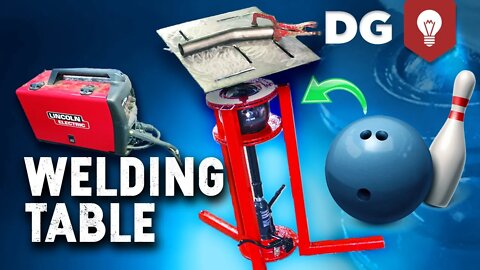 How To Build a Welding Table - DIY with a Bowling Ball for CHEAP!