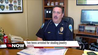 Two teens arrested for jewelry heist