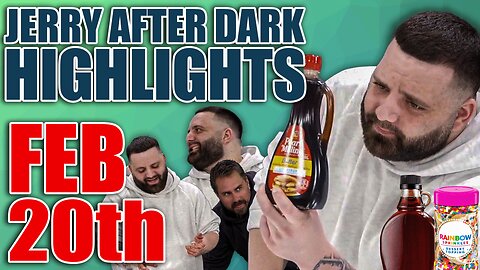 Jersey Jerry Tries The Worst Way To Sort Sprinkles | Jerry After Dark Highlights 2/20
