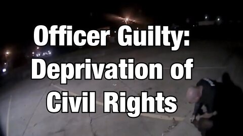 Former Officer Enters Guilty Plea to Federal Civil Rights Violation