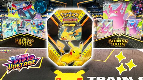 Striking GOLD in a 10 Dollar Tin!? Target Exclusive Pikachu V Pokemon Tin