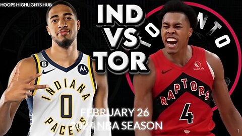 Barnes triple double Toronto Raptors vs Indiana Pacers Full Game Highlights | Feb 26 | 24 NBA Season