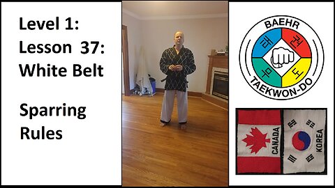 Baehr Taekwondo: 01-37: White Belt - Sparring Rules