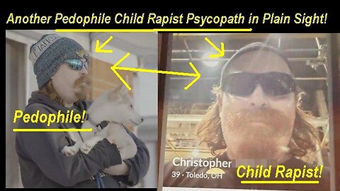 Pedophile Child Rapist Psychopath Predator Caught in Front of His Son!