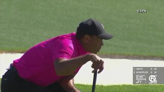 Tiger Woods finishes 1-under 71 in 1st round of Masters