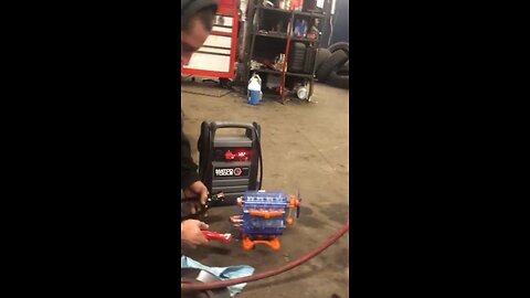 Battery jumper vs plastic engine