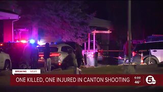 1 dead, 1 injured in early morning Canton shooting