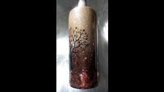 Falling leaves tumbler