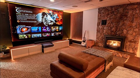 The Modern DREAM Home Theater Room Makeover 2023