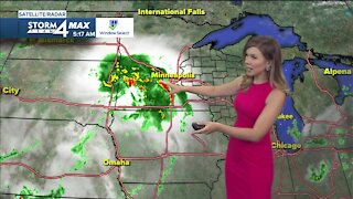 Good chance for thunderstorms Saturday night