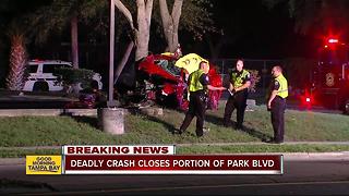 Five people hurt, one killed in two-vehicle crash on Park Boulevard in Pinellas Park