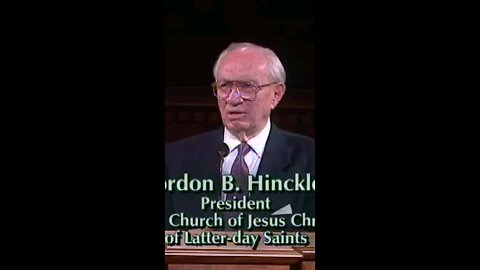 Peace in Your Children's Lives | Gordon B. Hinckley