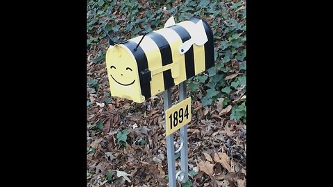 How To Make A Cute Bumblebee Mailbox Out Of An Old Crummy Mailbox