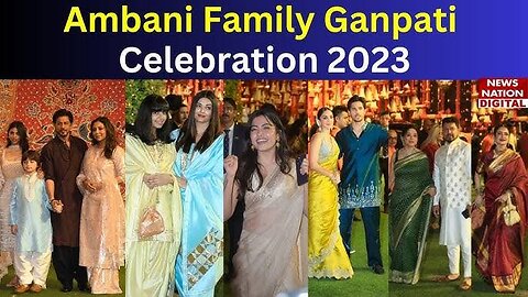 UNCUT - Ambani Family Ganesh Chaturthi 2023 | Shahrukh, Salman, Aishwarya, Alia,Nayanthara & More