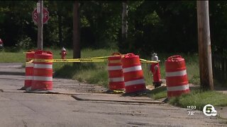 Cleveland neighborhood deals with water main, sinkhole issues