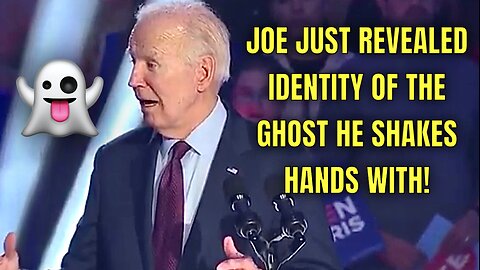 MYSTERY SOLVED! Joe Biden Revealed who his Handshake Ghost is! 👻👻👻