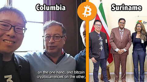 Presidents of Columbia & Suriname are seeking to make Bitcoin 'Legal Tender' 🪙👏😳